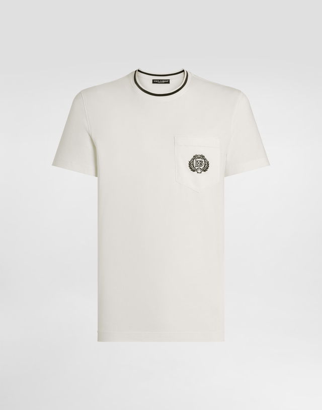 Dolce & Gabbana Jersey T-Shirt with Pocket