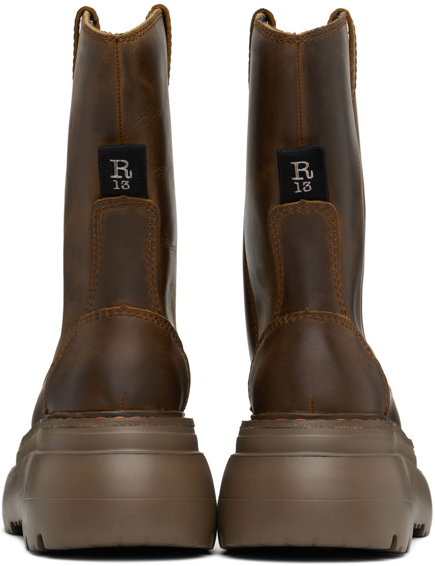 Облекло R13 R13 Chunky Workwear Boots Кафяво | R13WS063-S139A, 1