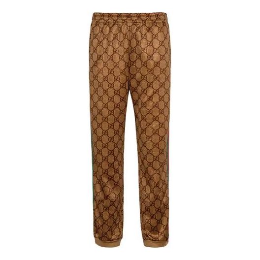 Спортни панталони Gucci Technical Jersey Jogging Pants Кафяво | 523489-X9V35-2035, 0