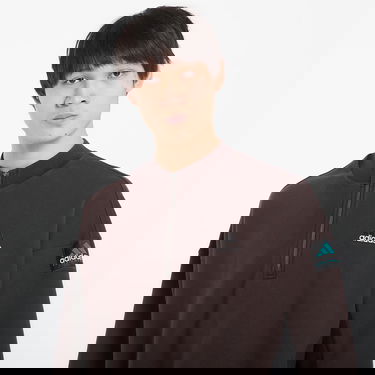 Суитчър adidas Performance Equipment Blocked Half-Zip Sweatshirt Кафяво | KE1352, 1