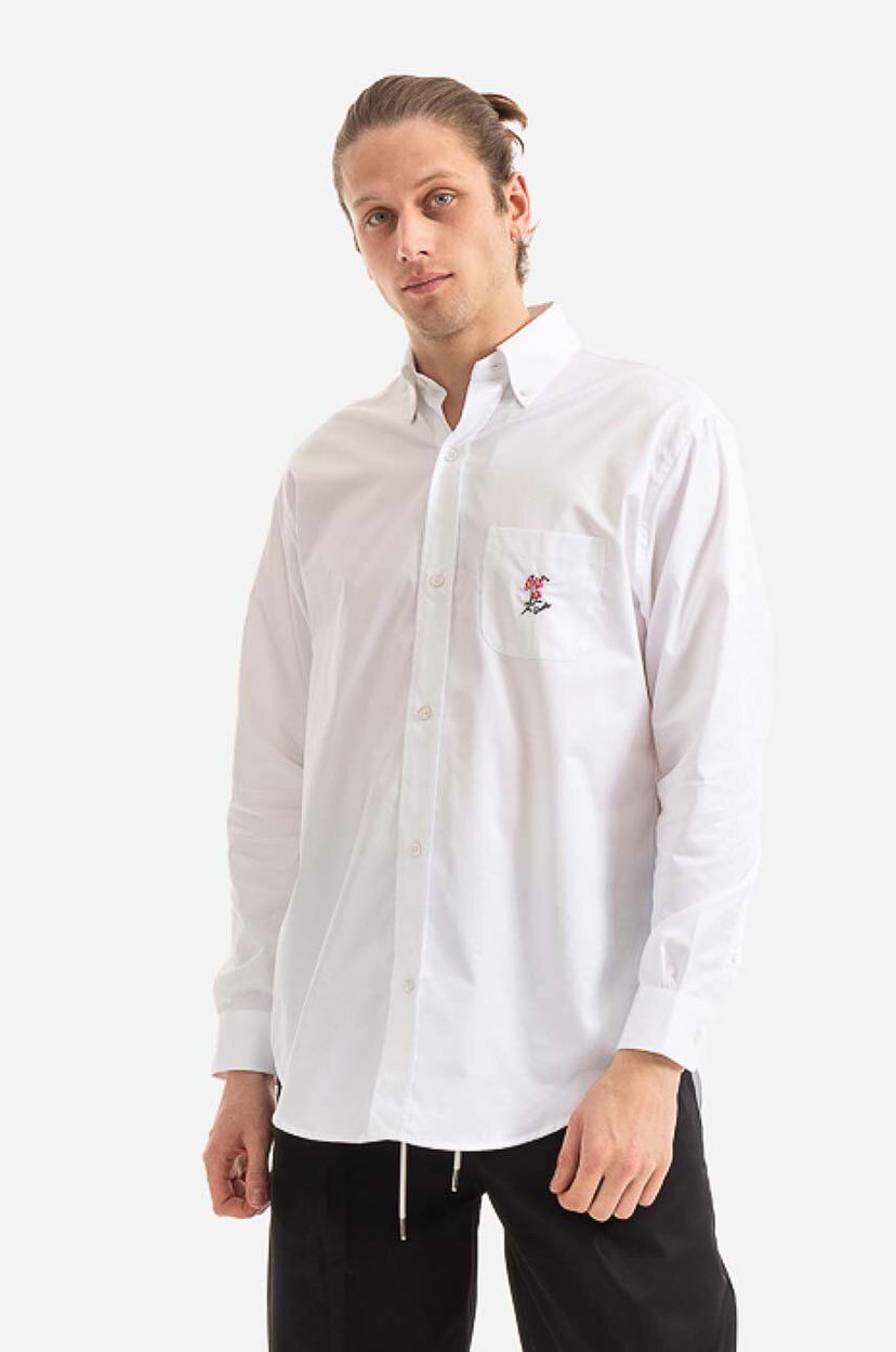 Риза Drôle de Monsieur Shirt Regular Бяло | SH101.WHITE