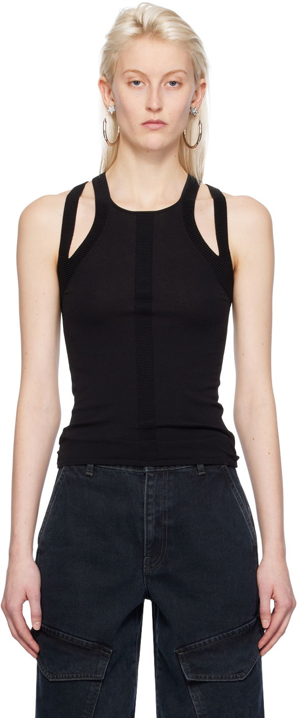 Потник Dion Lee Sculpt Muscle Tank Top Черно | C7247PS24, 0
