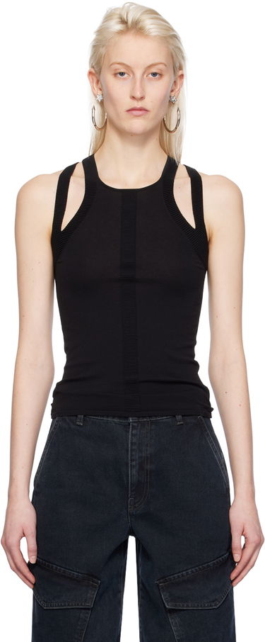 Потник Dion Lee Sculpt Muscle Tank Top Черно | C7247PS24, 0
