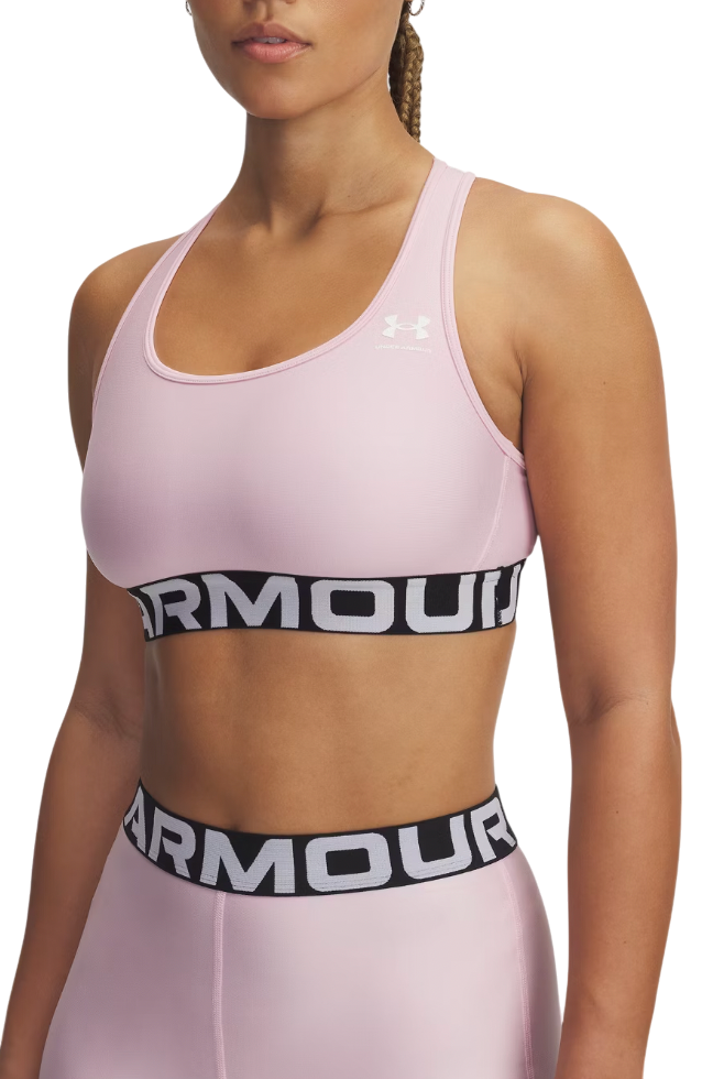 Сутиен Under Armour Under Armour UA HG Mid Branded Sports Bra Розово | 1383544-647, 0