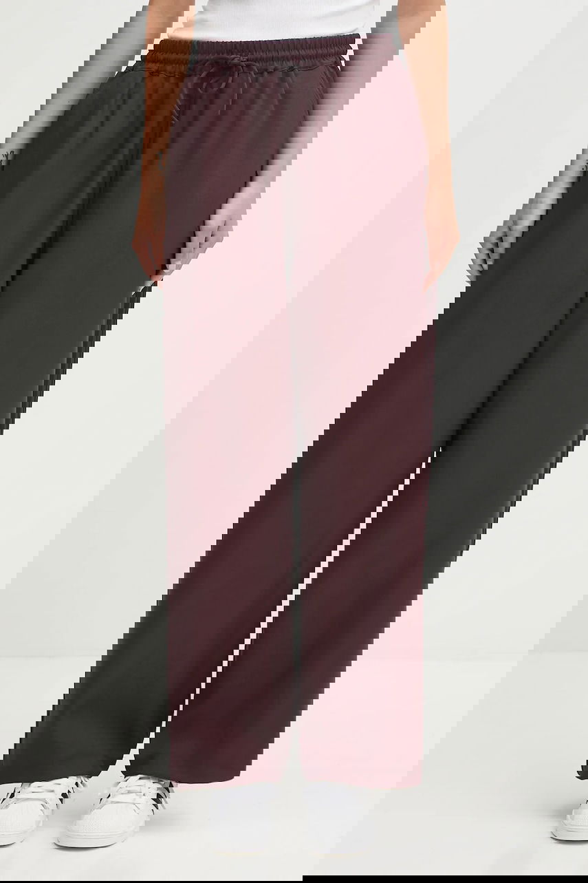 Спортни панталони Y-3 Y-3 3-Stripes Track Pants Бургунди | KA7070, 0