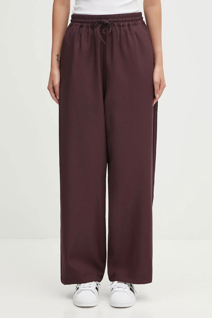 Спортни панталони Y-3 Y-3 3-Stripes Track Pants Бургунди | KA7070
