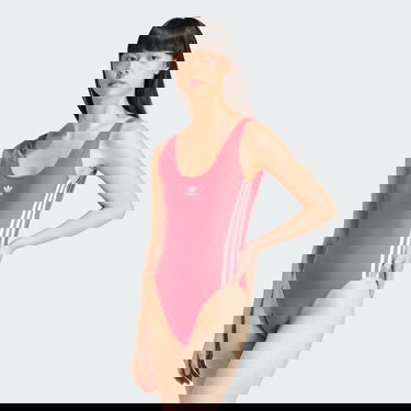 Бански adidas Originals Adicolor 3-Stripes Swimsuit Розово | IT8628, 0