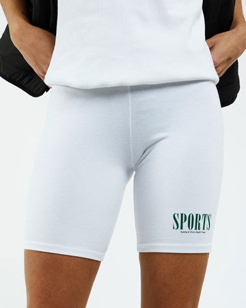 Къси панталони Sporty & Rich Sports Biker Short Бяло | SH301WH, 1
