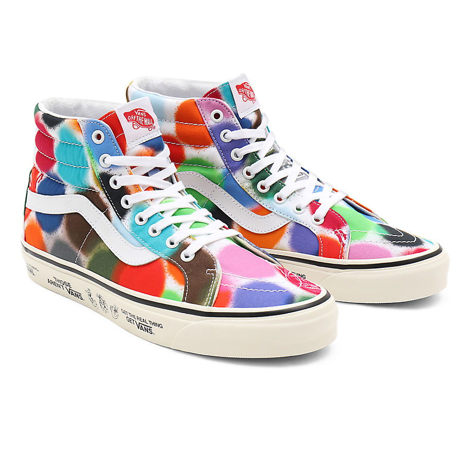Кецове и обувки Vans Anaheim Factory Sk8-Hi 38 DX Spray Spots Многоцветен | VN0A38GF9XQ, 0