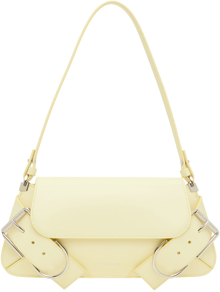 Чанта през рамо Givenchy Voyou Buckle-Detailed Shoulder Flap Bag Жълто | BB50YAB00D758, 0