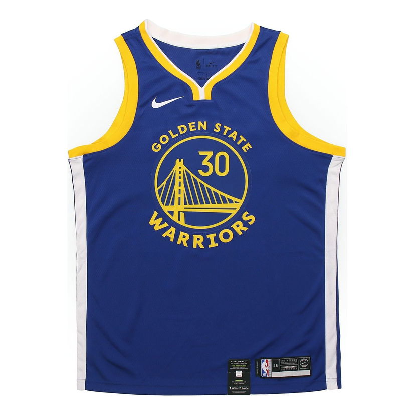Фланелка Nike Steph Curry Icon Edition Golden State Warriors Jersey Синьо | AV4947-496