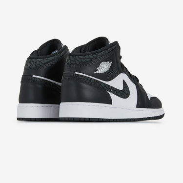 Кецове и обувки Jordan Air Jordan 1 Mid "Black Elephant" W Бяло | FB9909-001, 3