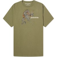 Тениска Maharishi Embroided Sue-Rye Dragon T-Shirt Зелено | 4541-OLV, 1