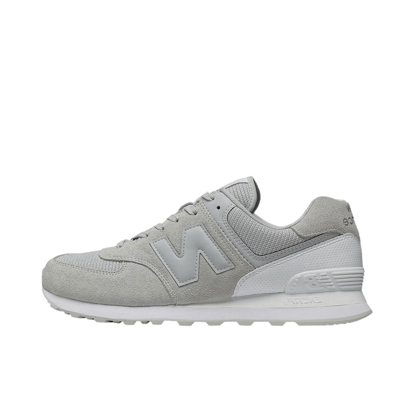Кецове и обувки New Balance 574 Light Grey White Сиво | ML574WB