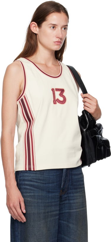 Потник Acne Studios Acne Studios Embroidered-Logo Tank Top Бежово | BL0424-, 1