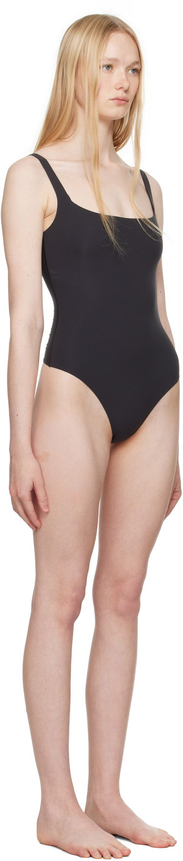 боди SKIMS SKIMS Fits Everybody Square Neck Bodysuit Черно | BD-THG-9224, 1
