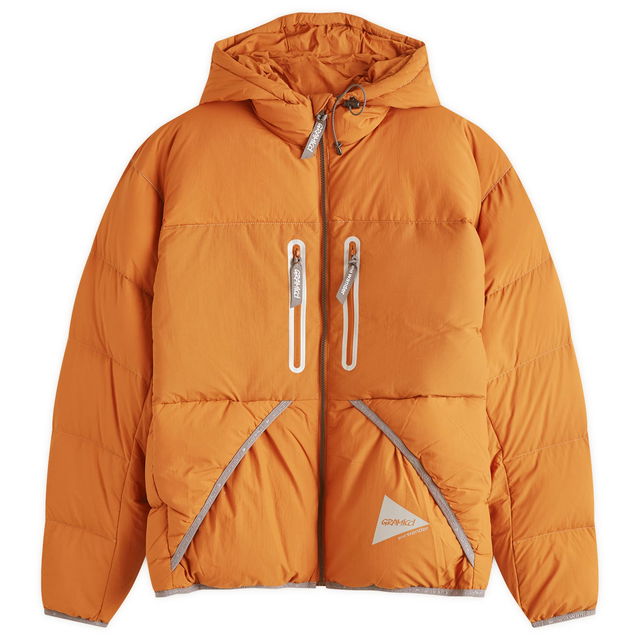 And Wander x Down Jacket Orange