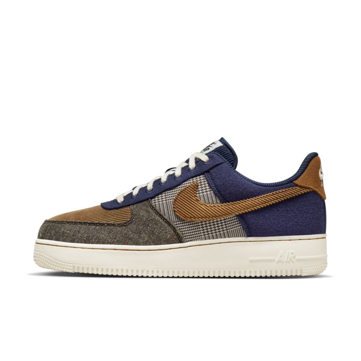 Кецове и обувки Nike Air Force 1 Low "Tweed Corduroy" Кафяво | FQ8744-410, 0