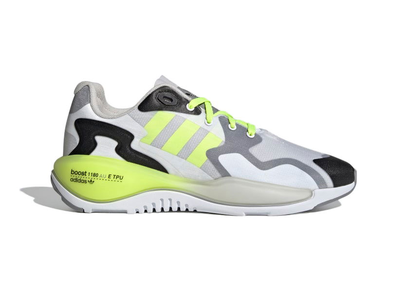 Кецове и обувки adidas Originals ZX Alkyne White Solar Yellow Сиво | FX6227, 0