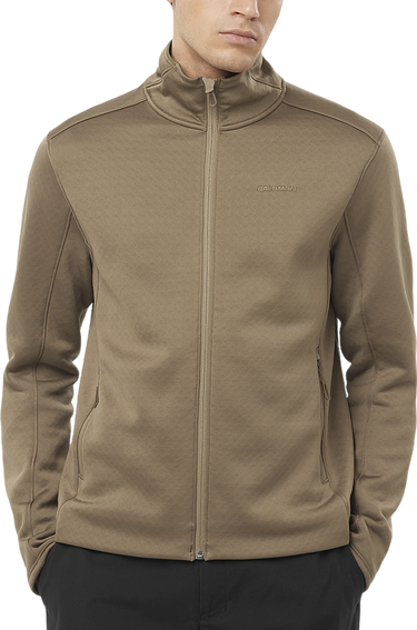 Суитчър Salomon Essential Midwarm Full Zip Jacket Зелено | lc2329100, 0