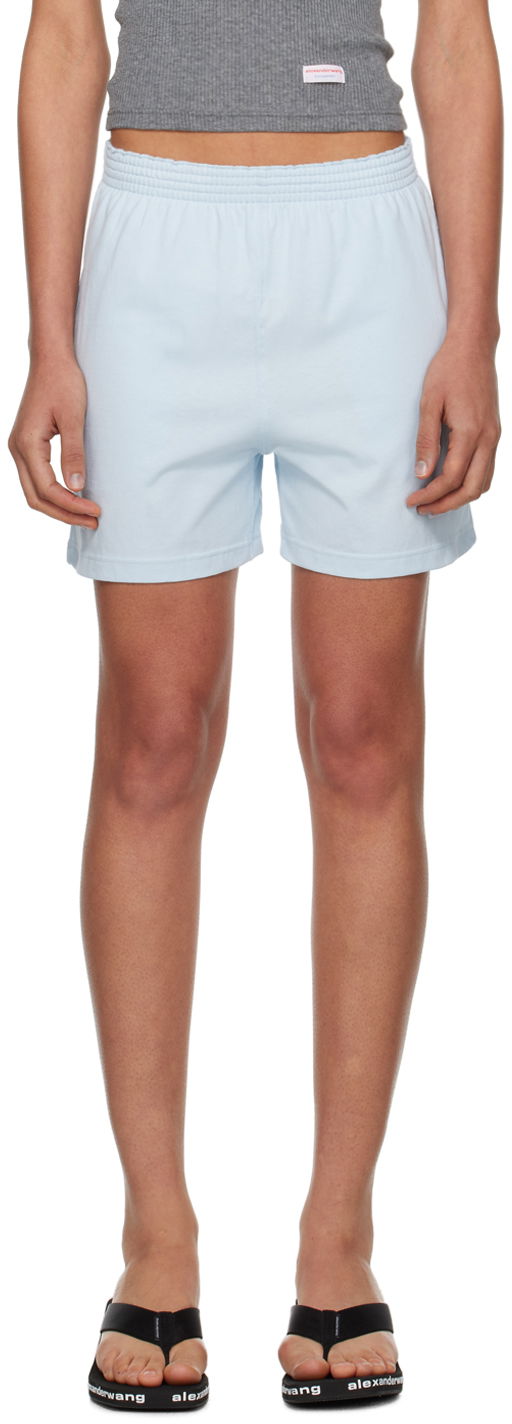 Къси панталони Alexander Wang Relaxed-Fit Shorts Тюркоазено | UCC2234074