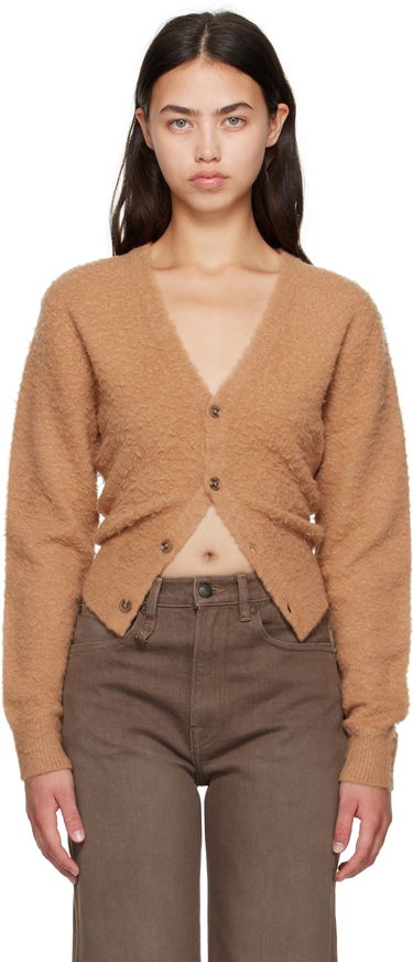 Пуловер R13 R13 Split Hem Cardigan Кафяво | R13WY291-Y213A, 0