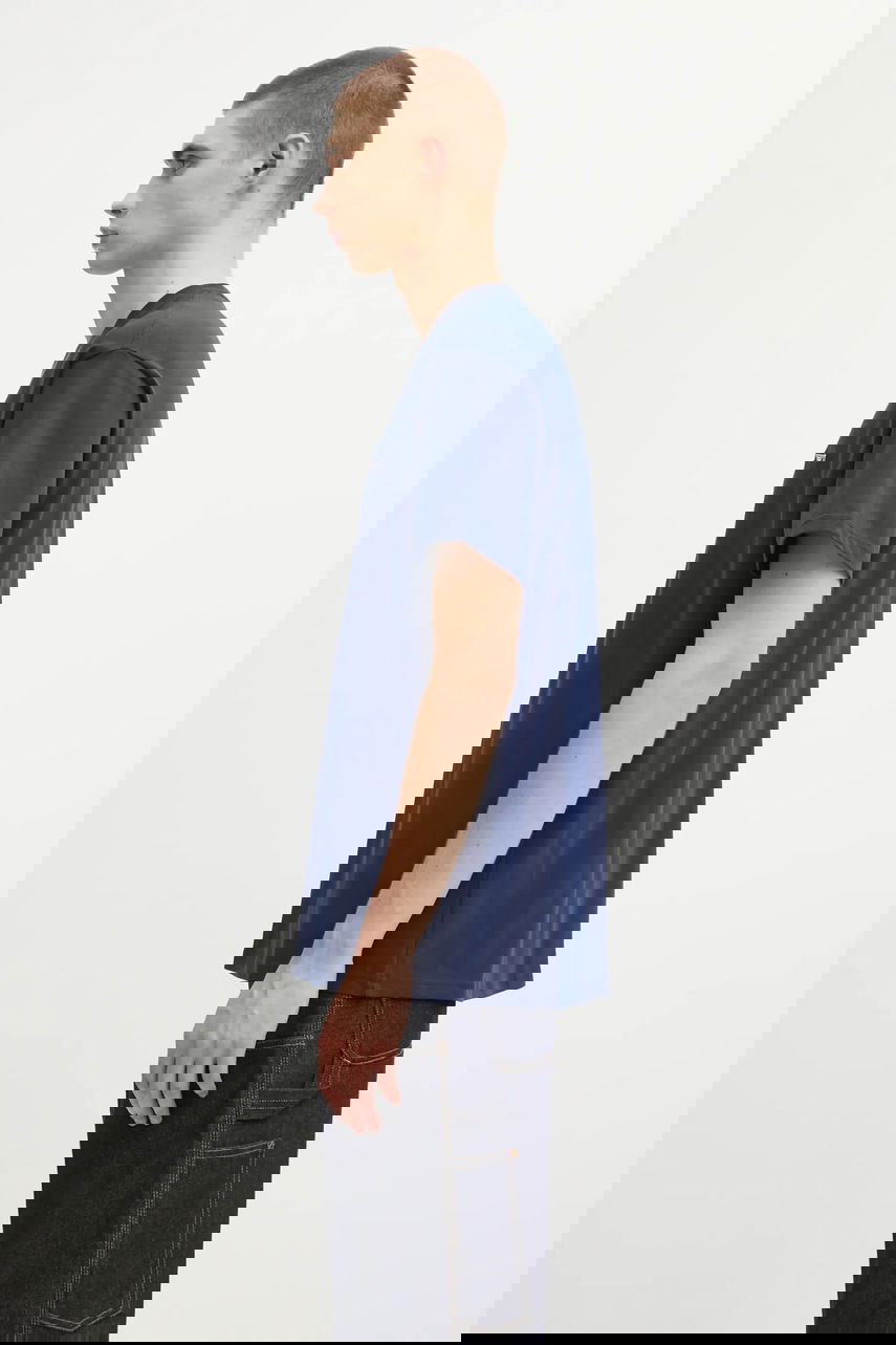 Тениска Carhartt WIP S/S Script Embroidery T-Shirt Тъмно синьо | I030435.3CCXX, 1