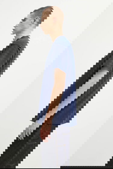 Тениска Carhartt WIP S/S Script Embroidery T-Shirt Тъмно синьо | I030435.3CCXX, 1