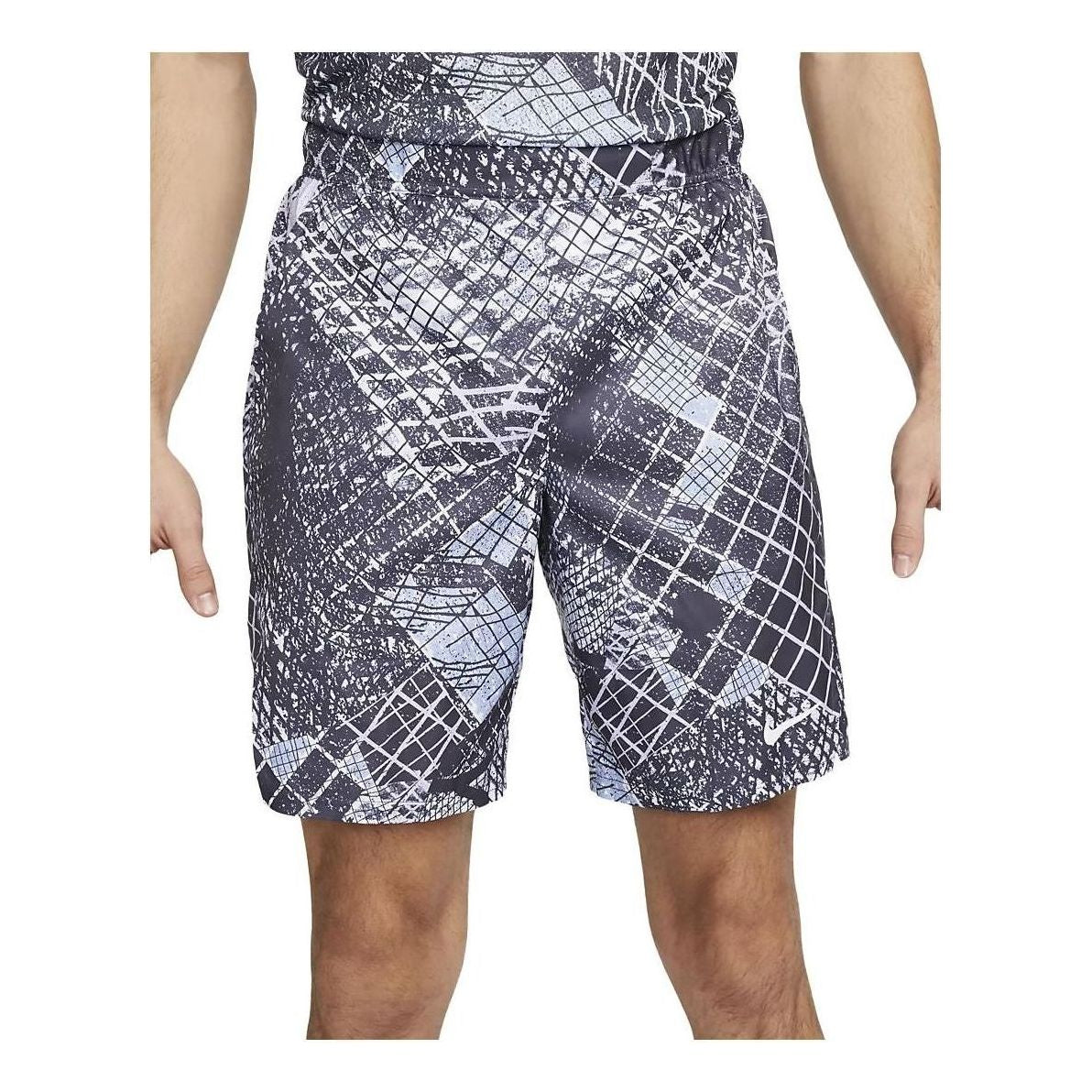Къси панталони Nike Victory 9" Printed Tennis Shorts Черно | DV9115-015, 0