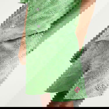 Къси панталони Casablanca Towelling Monogram Shorts Зелено | M-SP26-JTR-271-01, 5