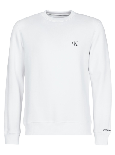 Суитчър CALVIN KLEIN ESSENTIAL REG CREWNECK Бяло | J30J314536-YAF-NOOS