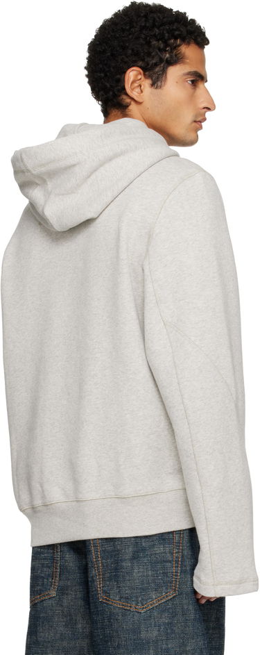 Суитчър LANVIN Lanvin Cotton Fleece & Cashmere Hoodie Сиво | RM-HO0004-F044-H25, 2