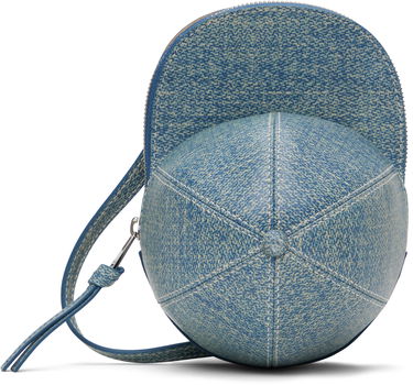 Чанта през рамо JW Anderson JW Anderson Medium Cap Leather Crossbody Bag Синьо | HB0230-LA0362, 0