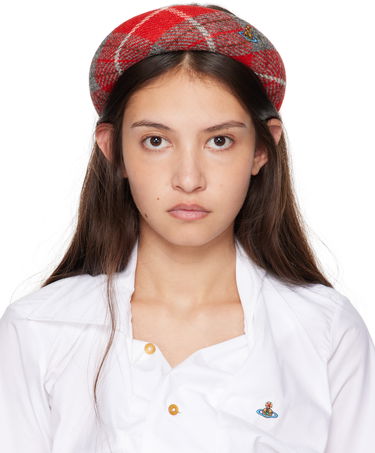 Барета Vivienne Westwood Vivienne Westwood Harris Tweed Tartan Padded Headband Червено | 8102001F-W00W1-, 0