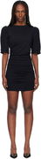 Mylda Puff Sleeve Ruched Minidress