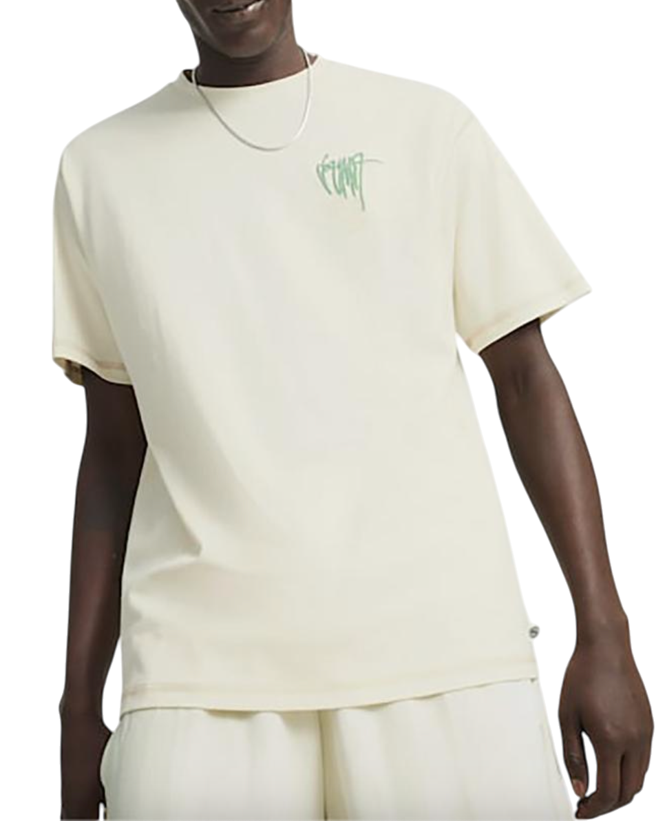 Тениска Puma Puma Downtown RE Collection T-Shirt Бежово | 624402-87, 0