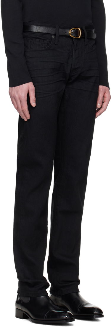 Дънки Tom Ford TOM FORD Stretch Straight Fit Denim Jeans Черно | DPH001-DMC005S23, 1