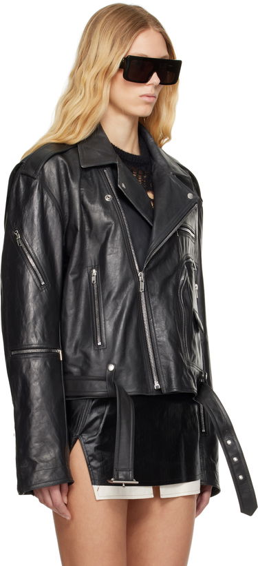 Яке Rick Owens Rick Owens Jumbo Bauhaus Stooges Leather Biker Jacket Черно | RP01E7717-009, 2