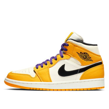 Кецове и обувки Jordan Air Jordan 1 Mid SE Lakers Жълто | 852542-700, 0