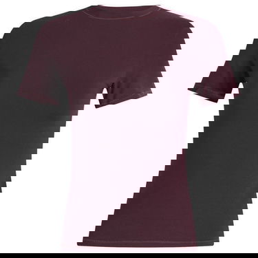 Тениска SKIMS Cotton Jersey T-Shirt, Size Large Бургунди | AP-TSH-0638-CUR, 0