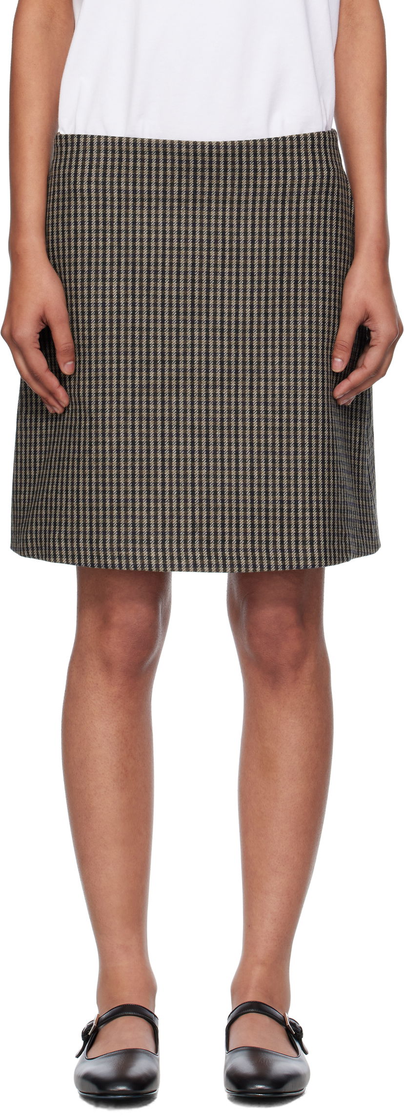 Пола A.P.C. A.P.C. Adelma Gingham Mini Skirt Многоцветен | WOASP-F06456