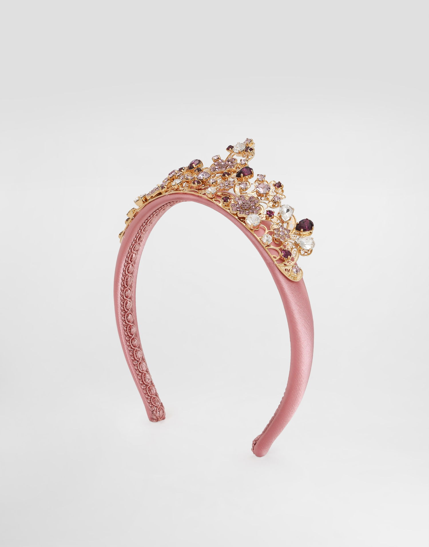 Аксесоари Dolce & Gabbana Dolce & Gabbana crystal-embellished headband Розово | WHR6J2W1111F0079, 1