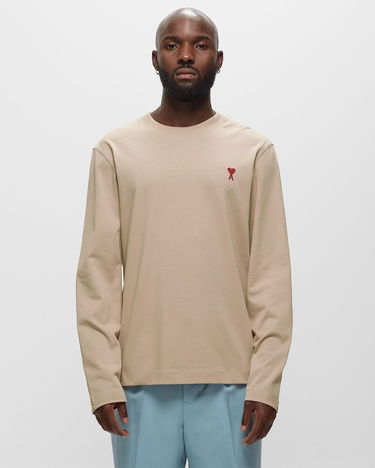 Тениска AMI Small A Heart T-Shirt Бежово | UTS205-726-265, 2