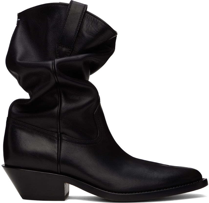 Кецове и обувки Maison Margiela Tabi Western Boots "Black" Черно | S97WW0062 P3292, 0