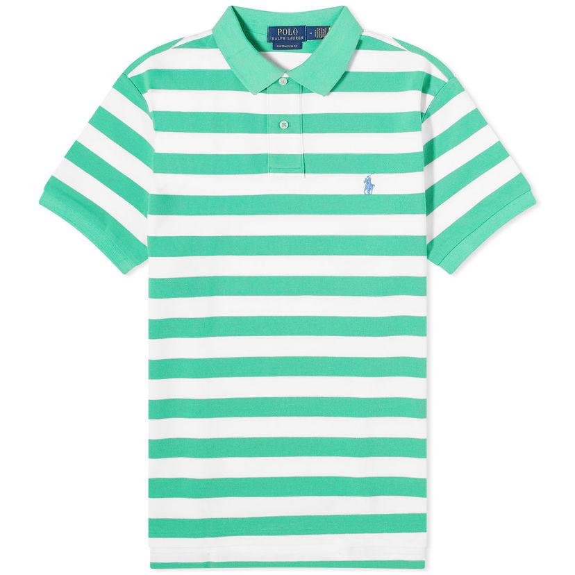 Поло тениска Polo by Ralph Lauren Bold Stripe Polo Shirt Зелено | 710934552004