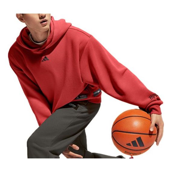 Суитчър adidas Originals Men's Sportswear Pullover Hoodie Червено | IA1999