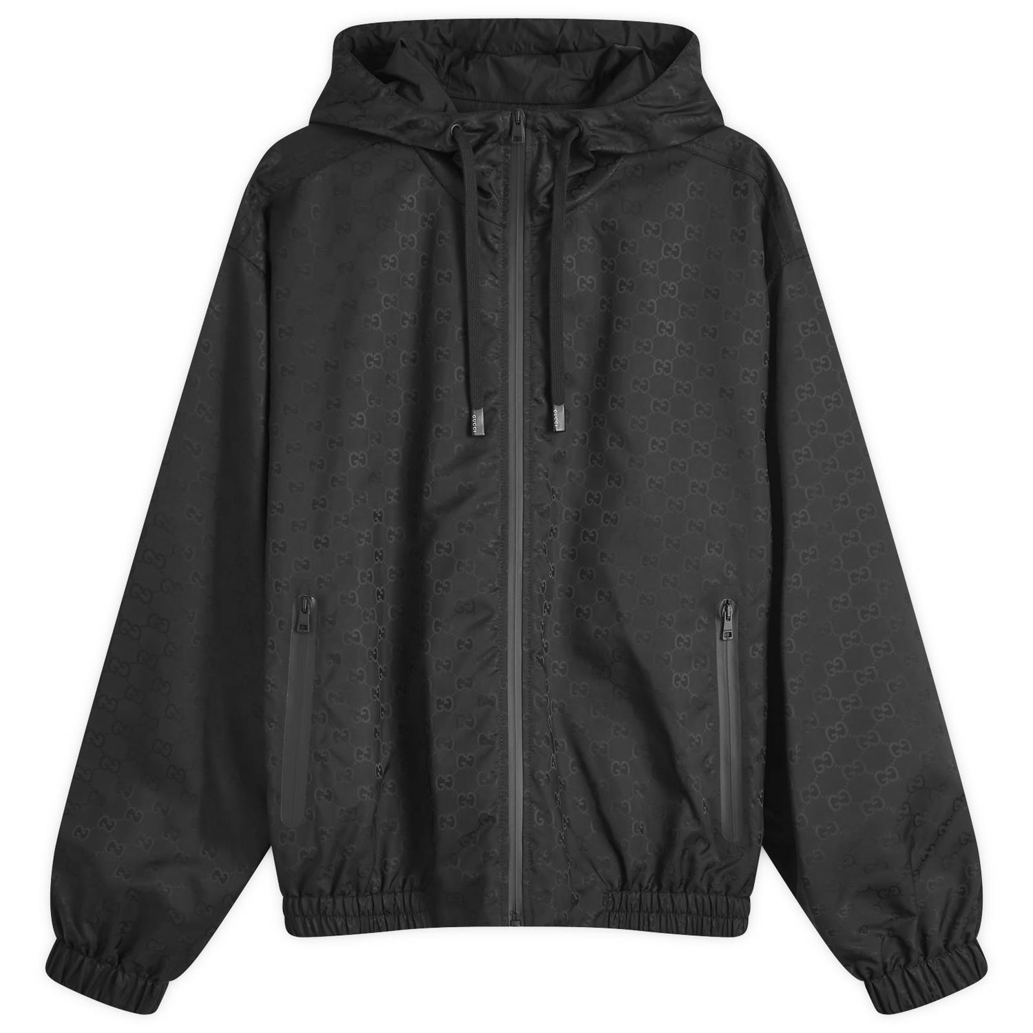 Яке Gucci GG Jacquard Hooded Jacket Черно | 784185-ZAQFS-1000, 0