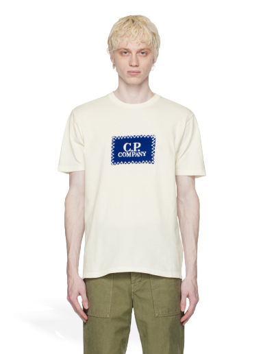 Тениска C.P. Company Crewneck T-Shirt Бяло | 14CMTS351A-005431H