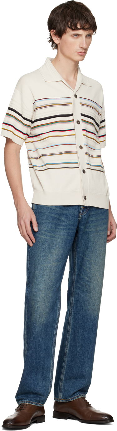 Поло тениска Paul Smith Signature Stripe Short-Sleeve Knit Polo Многоцветен | M1R-532Z-T02765-02, 3