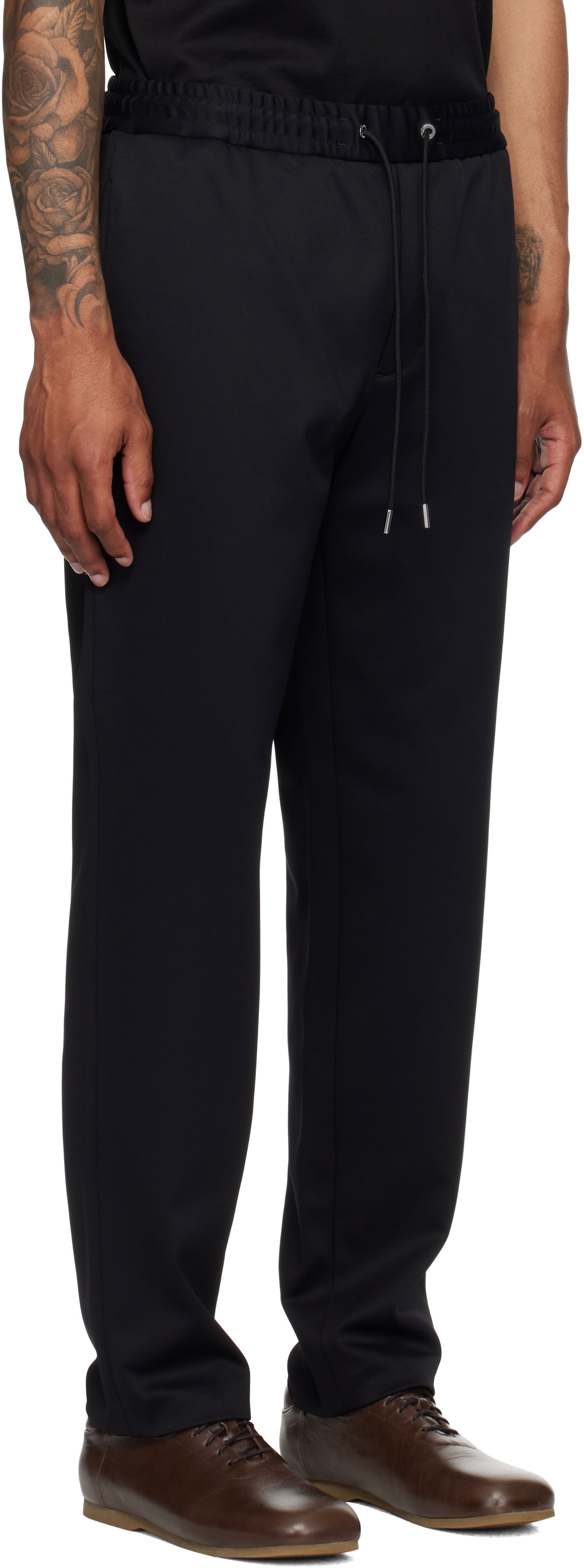 Панталони Moncler Moncler Logo Jogging Trousers Черно | K20912A0002289ALO, 1
